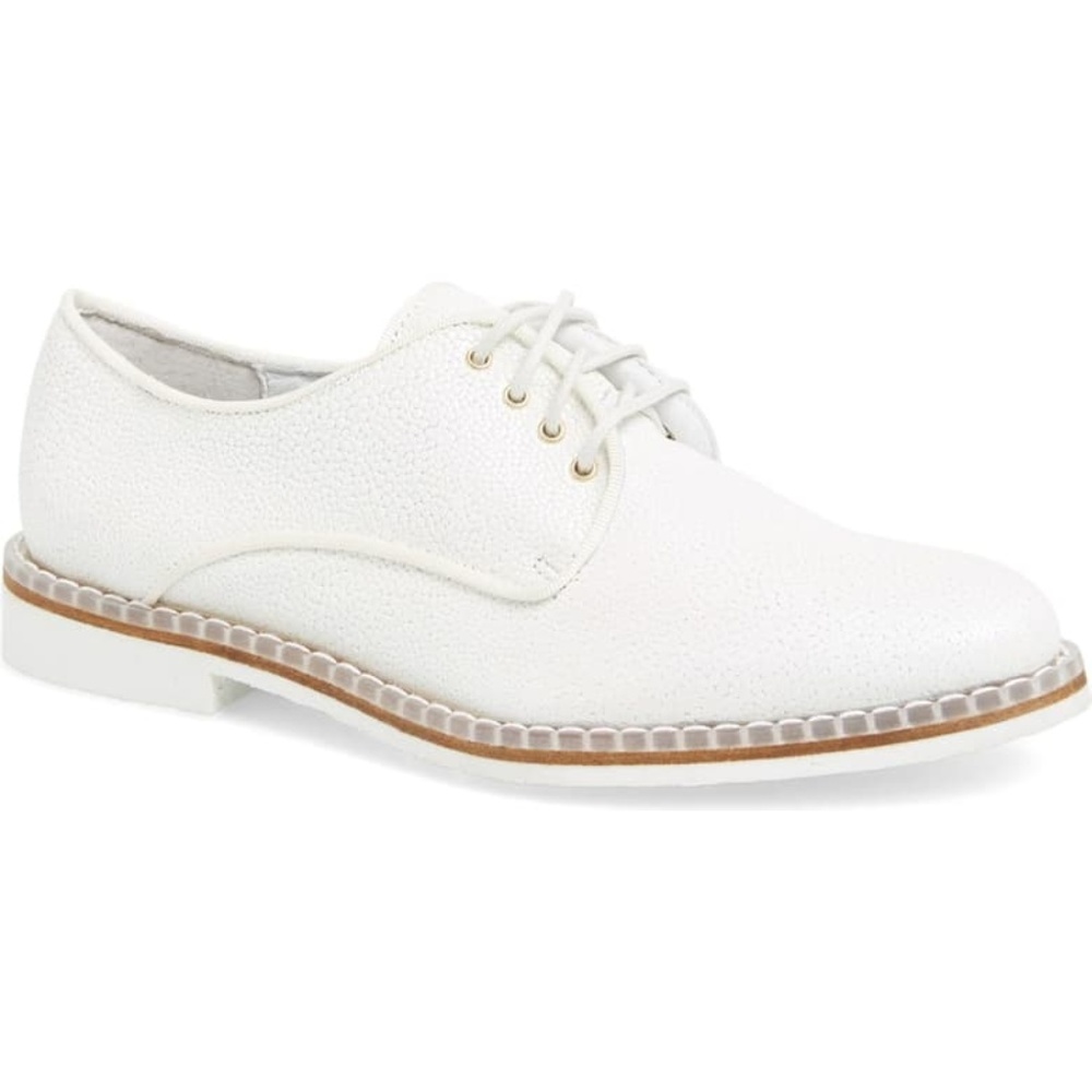 Anthro Miista Zoe Stingray Iridescent Oxford Shoes - Picture 8 of 8